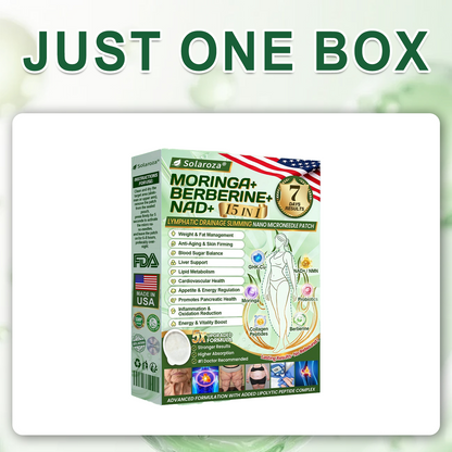 🌿Official Store | 🍋 Solaroza® Moringa & Berberine 15-IN-1 Advanced Nano Microneedle Patch (Once Daily, visible changes in 7 days) ✅ Obesity, Diabetes, Sleep Apnea, And Joint Issues