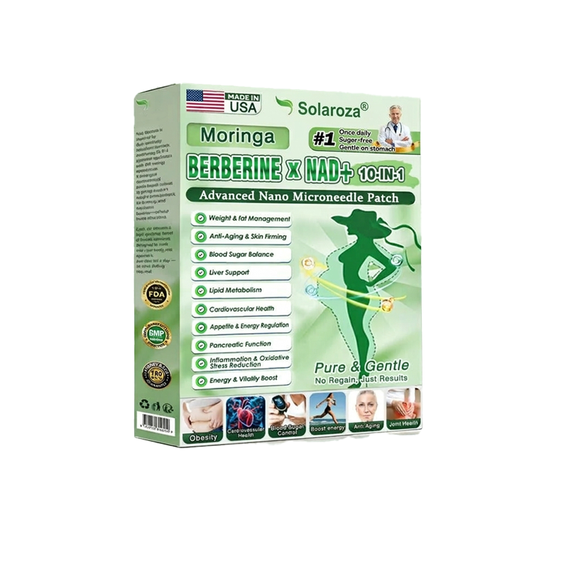 🧡Official Store |  Solaroza® Moringa & Berberine 10-IN-1 Advanced Nano Microneedle Patch-VIP2
