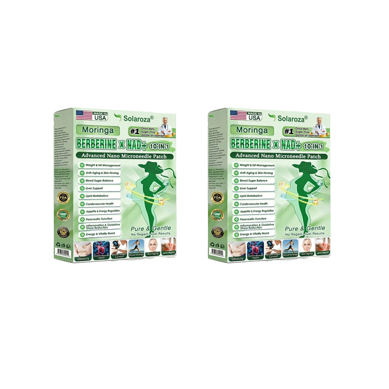 🧡Official Store |  Solaroza® Moringa & Berberine 10-IN-1 Advanced Nano Microneedle Patch-VIP2