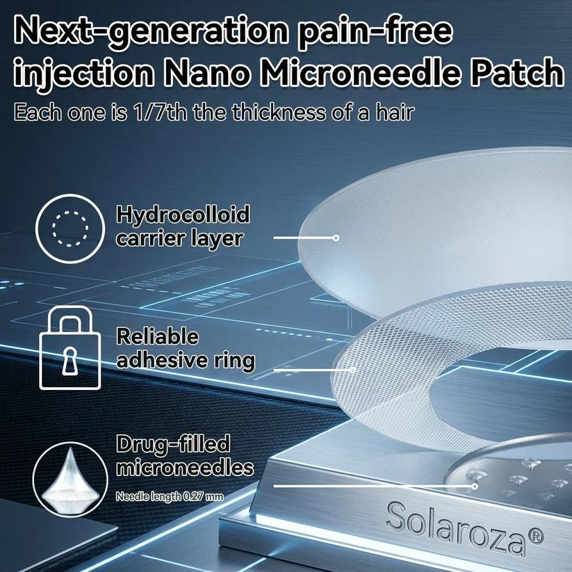 🌿Official Store | 🍋 Solaroza® Moringa & Berberine 15-IN-1 Advanced Nano Microneedle Patch (Once Daily, visible changes in 7 days) ✅ Obesity, Diabetes, Sleep Apnea, And Joint Issues