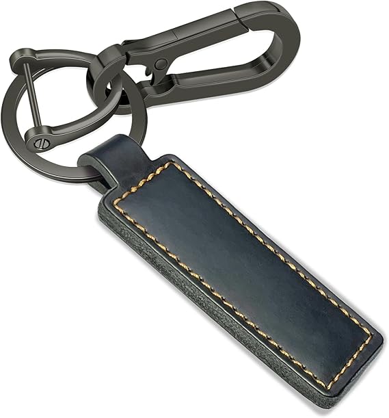 🌈 Keychain Leather keychain Universal key ring D-ring hanging chain💫
