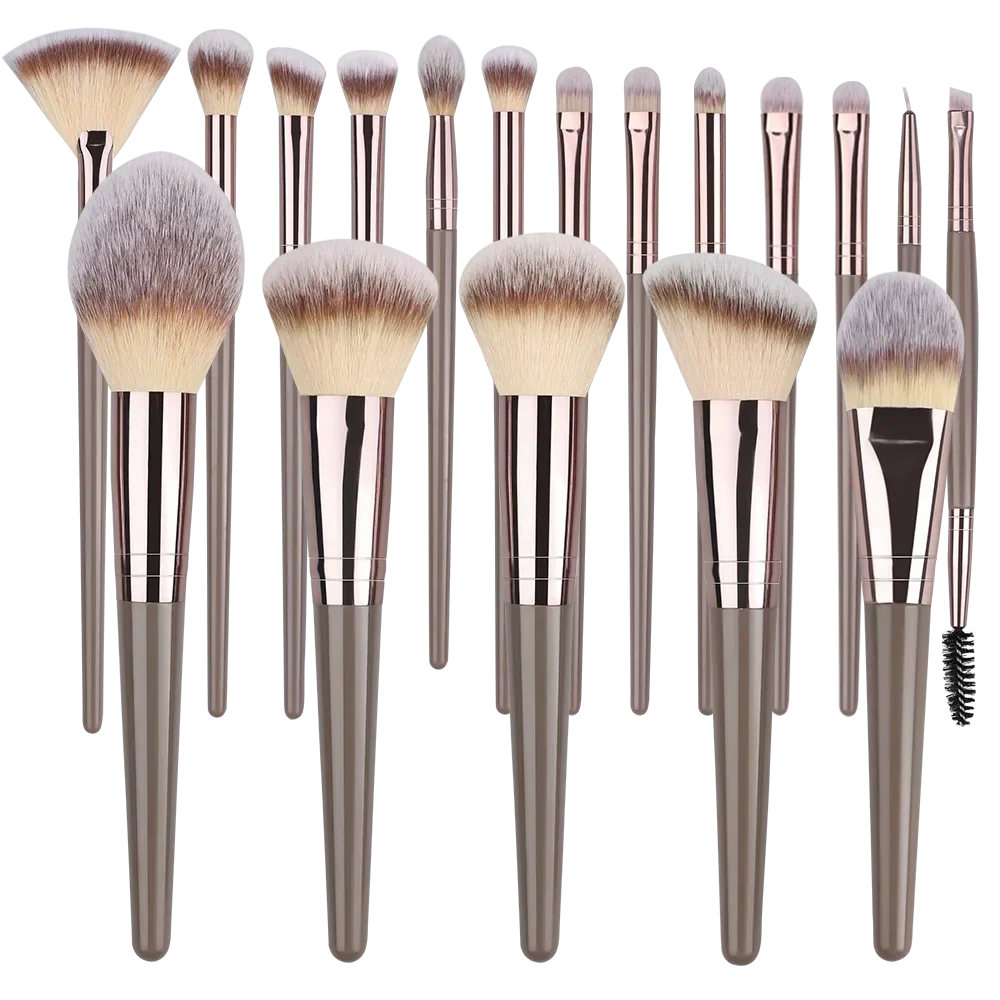 10-20PCS Makeup Brush Set Foundation Concealer Powder Eyeshadow Blush Brush Kabuki Blending Cosmetic Beauty Tool for Face