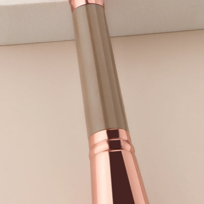 Single Dual-Ended Beauty Brush, Round Blush Brush + Large Powder Brush Soft Bristle Facial Makeup Tool