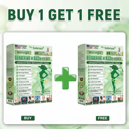 🎁Official Store | Solaroza® Moringa & Berberine 10-IN-1 Advanced Nano Microneedle Patch (Once Daily, visible changes in 7 days) ✅ Obesity, Diabetes, Sleep Apnea, And Joint Issues